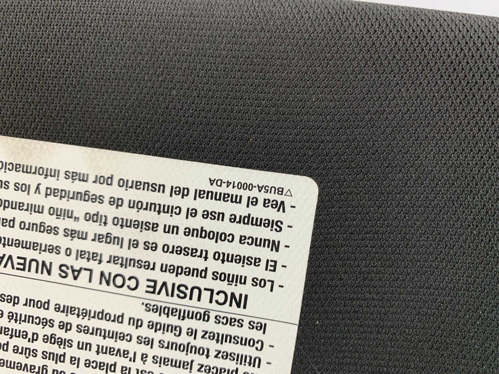 2013-2019 Ford Taurus Passenger Sun Visor Sunvisor Black Illuminated C03B63003