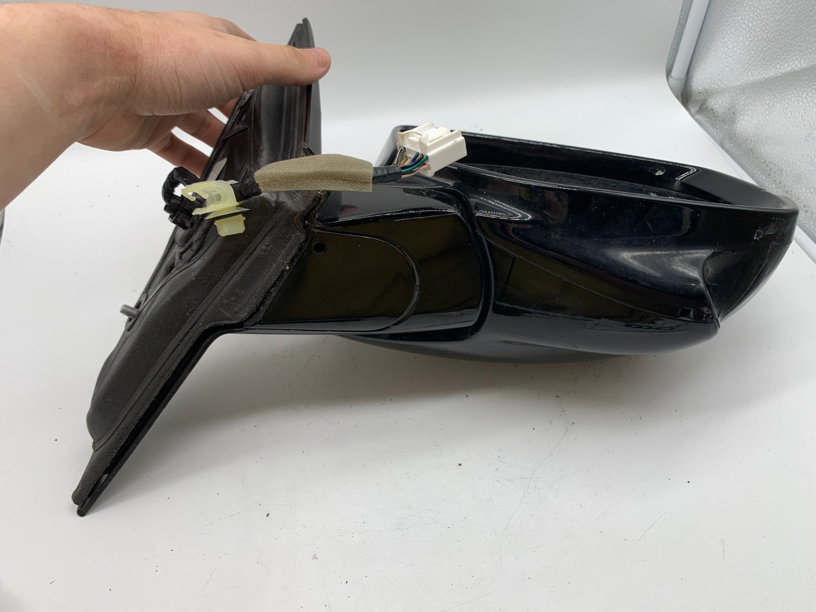 2013-2017 Honda Accord Sedan Passenger Side View Power Door Mirror Blk D02B22004