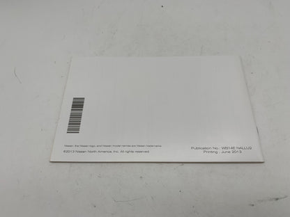 2014 Nissan Quest Owners Manual Set with Case OEM