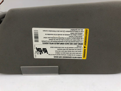 2005-2009 Pontiac Montana Passenger Sun Visor Gray Illuminated OEM D01B23066