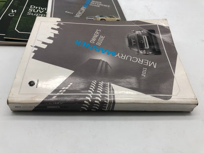 2011 Mercury Mariner Owners Manual Set with Case OEM R01B08016