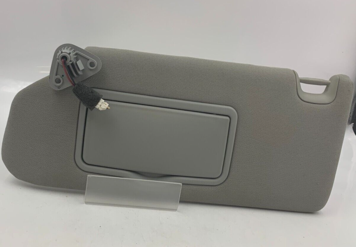 2012-2013 Mitsubishi Outlander Driver Sun Visor Gray Illumination OEM B02B15053