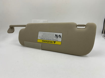 2011-2016 Kia Optima Passenger Sun Visor Beige Illuminated OEM A04B56033