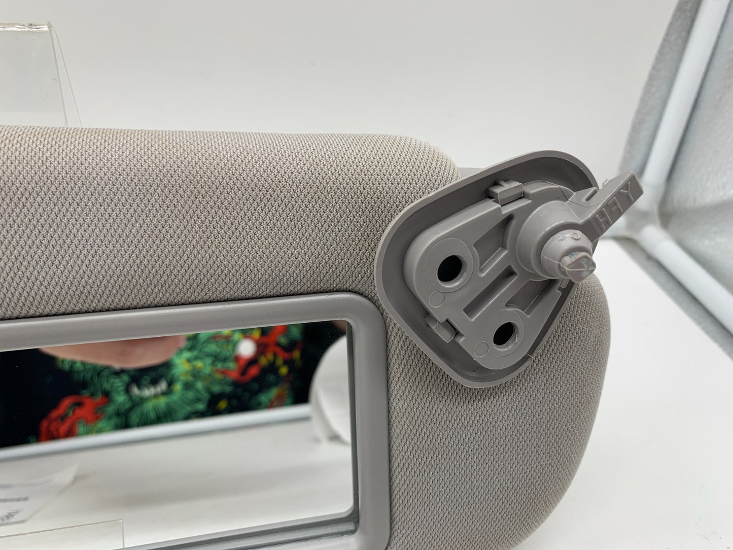 2011-2015 Hyundai Sonata Passenger Sun Visor Gray OEM A01B22049