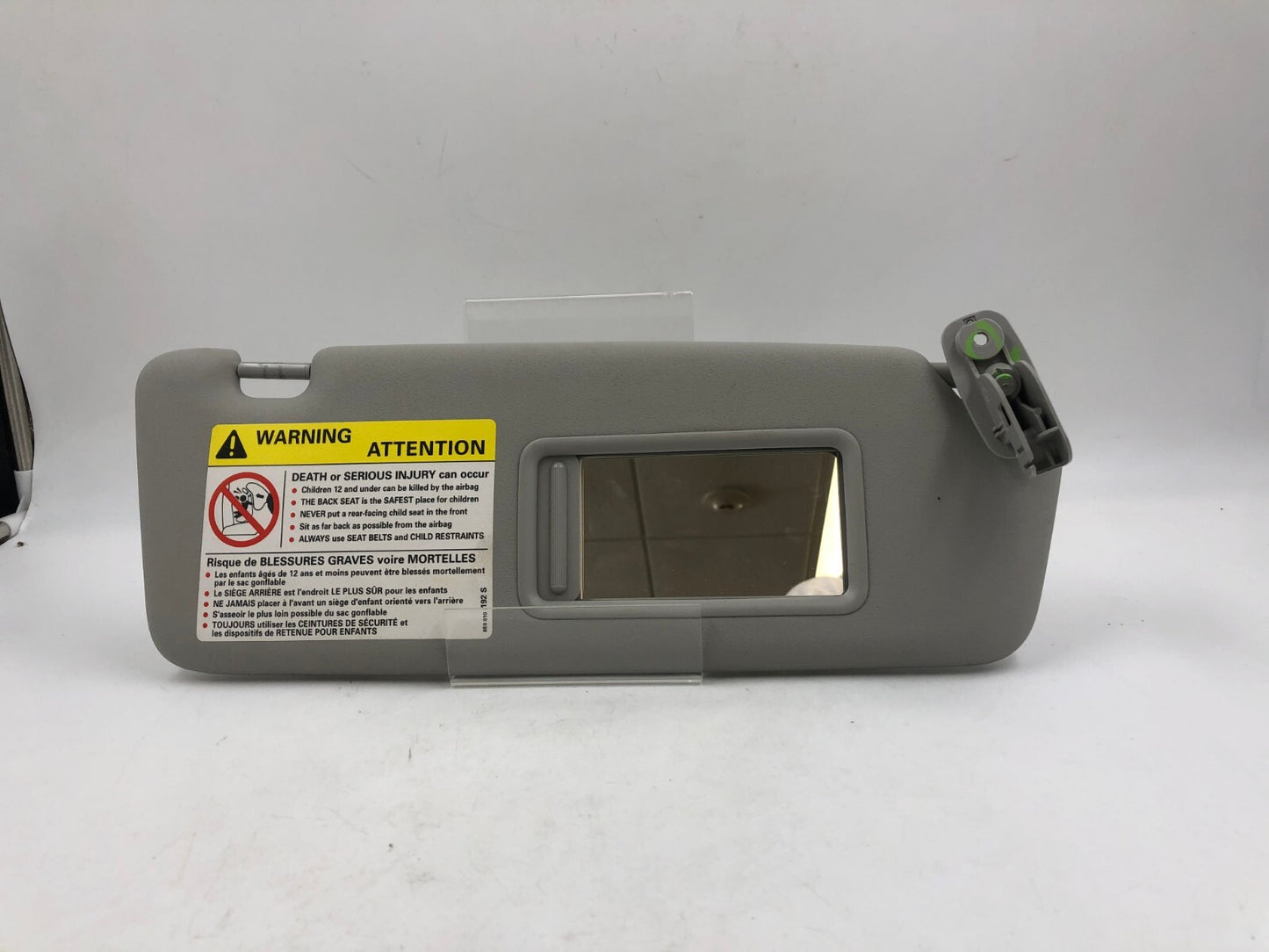 2006-2013 Audi A3 Passenger Sun Visor Gray OEM D03B31067