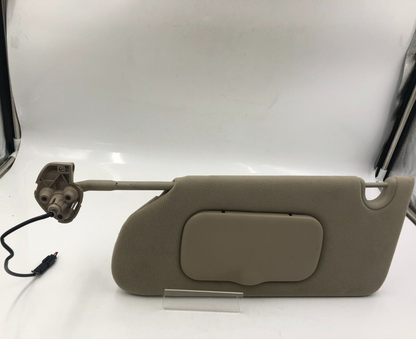 2006-2007 Cadillac DTS Driver Sun Visor Beige Illuminated OEM B02B03025