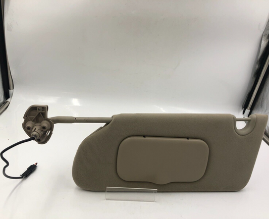2006-2007 Cadillac DTS Driver Sun Visor Beige Illuminated OEM B02B03025