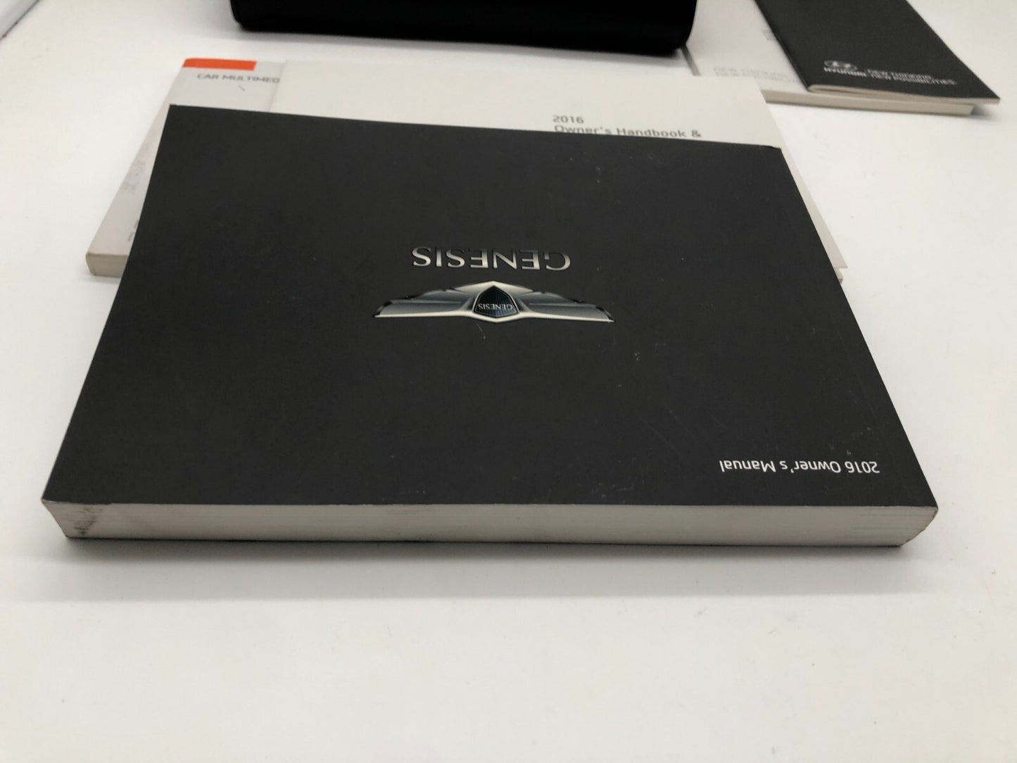 2016 Hyundai Genesis Coupe Owners Manual Guide Set with Case OEM A02B49039