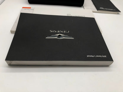 2016 Hyundai Genesis Coupe Owners Manual Guide Set with Case OEM A02B49039