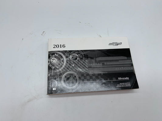 2016 Chevrolet Silverado 1500 Owners Manual OEM D02B28011