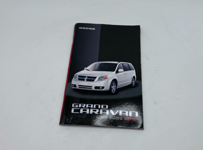 2010 Dodge Caravan Owners Manual OEM C03B08009