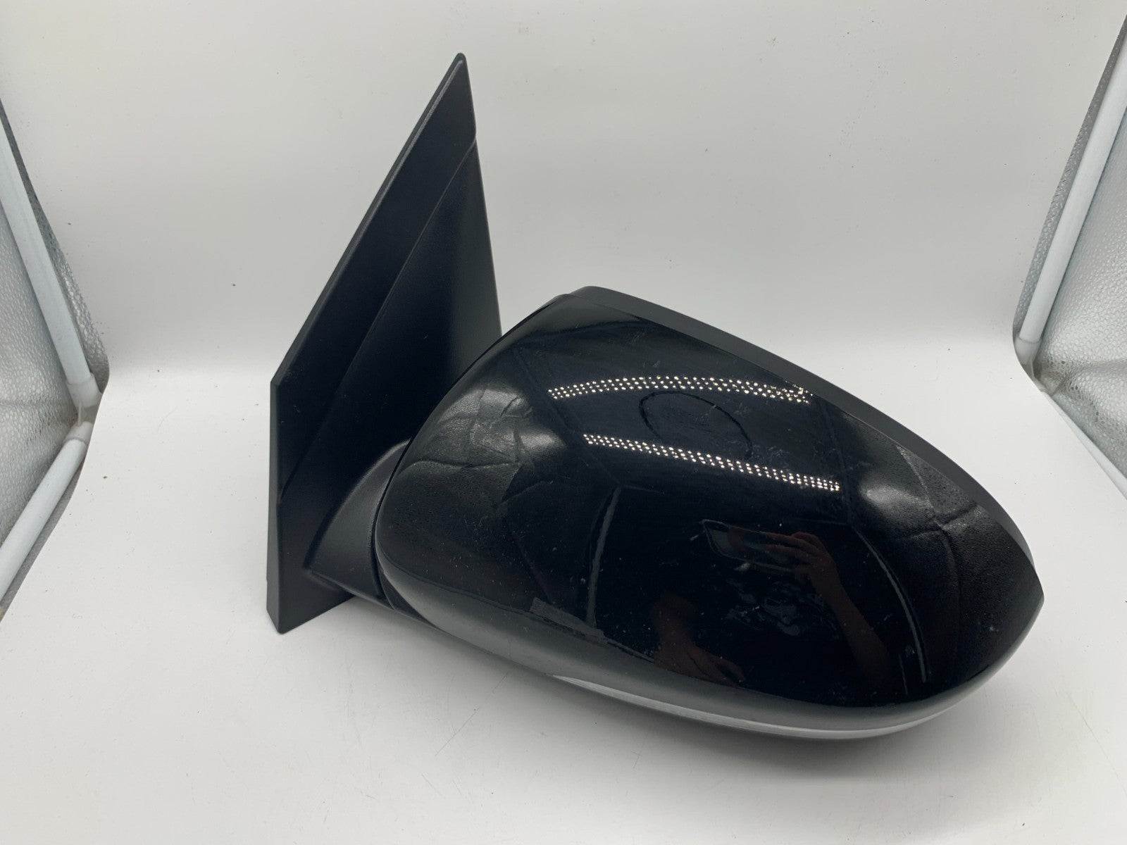 2016-2018 Hyundai Tucson Driver Side View Power Door Mirror Black BSA OEM C04B44