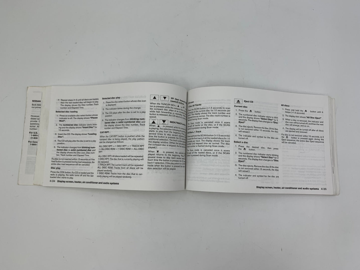 2005 Nissan Altima Owners Manual OEM B03B24010