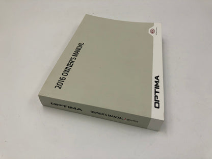 2016 Kia Optima Owners Manual OEM E01B65009