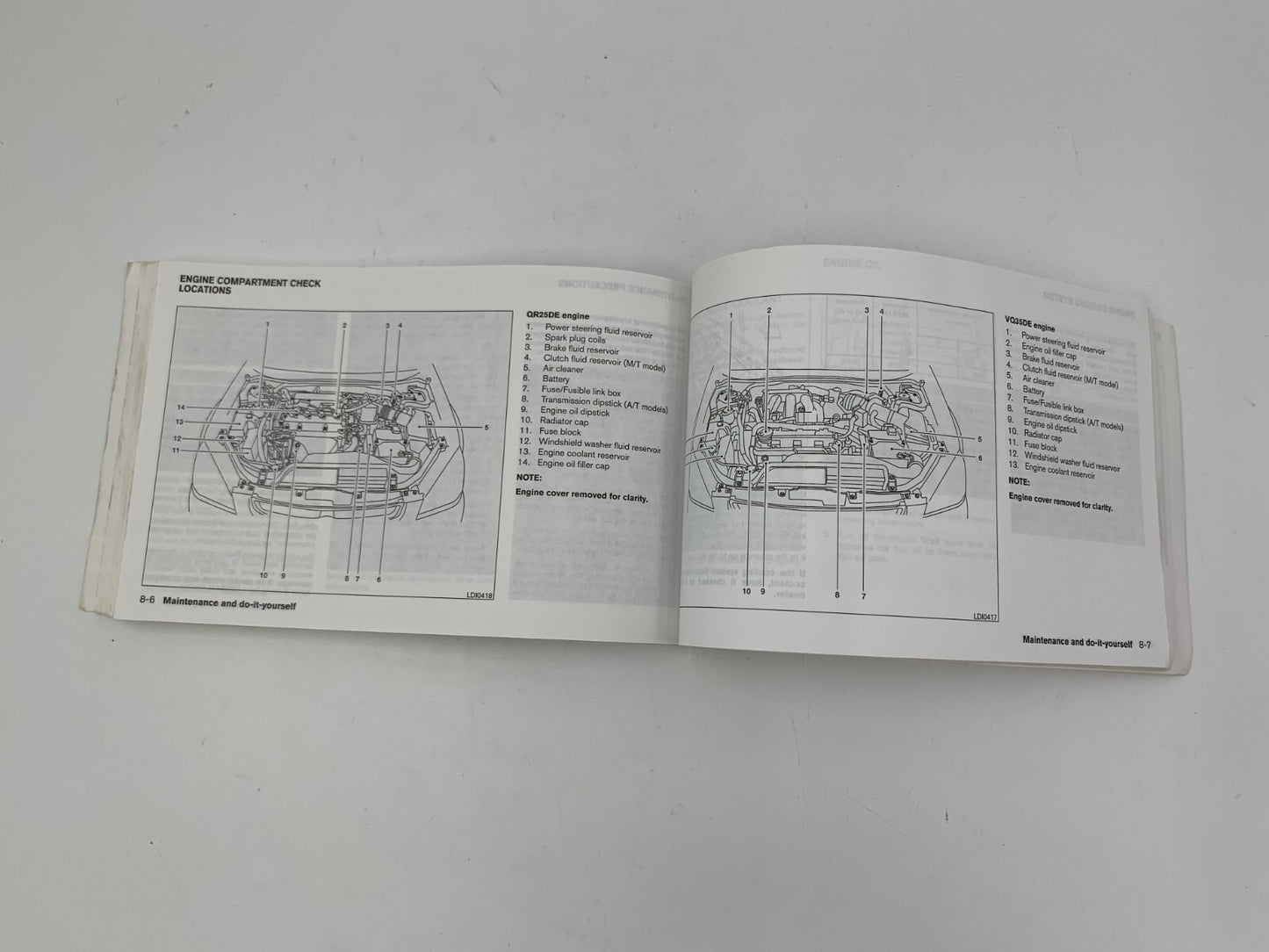 2005 Nissan Altima Owners Manual OEM B03B24010
