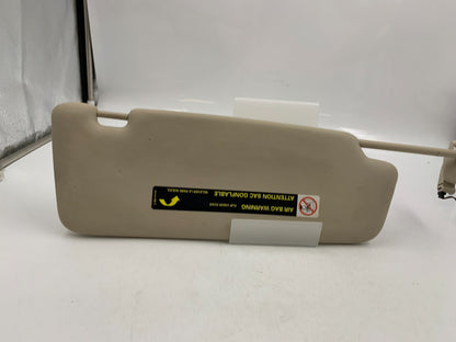 2009-2012 Audi A4 Driver Sun Visor Sunvisor Gray Illumination OEM C04B48016