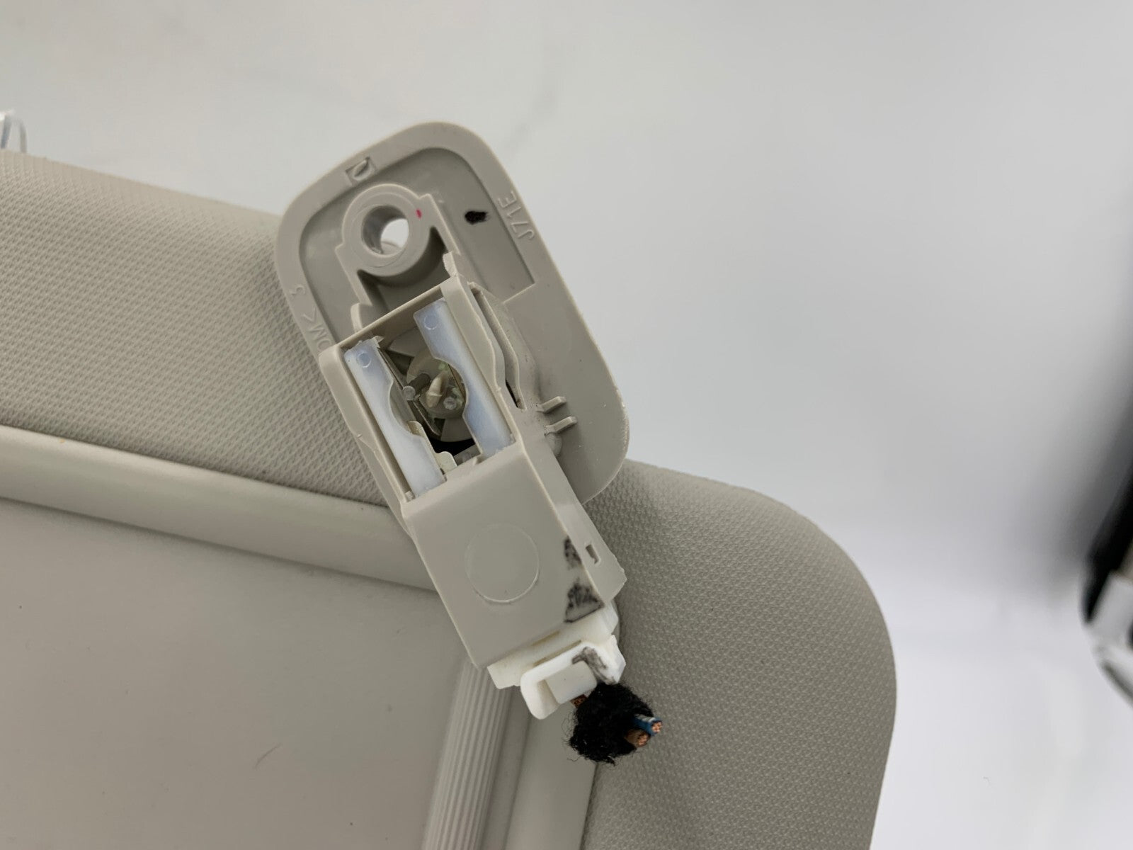 2014-2018 Mazda 3 Passenger Sun Visor Gray Illumination OEM E01B31029