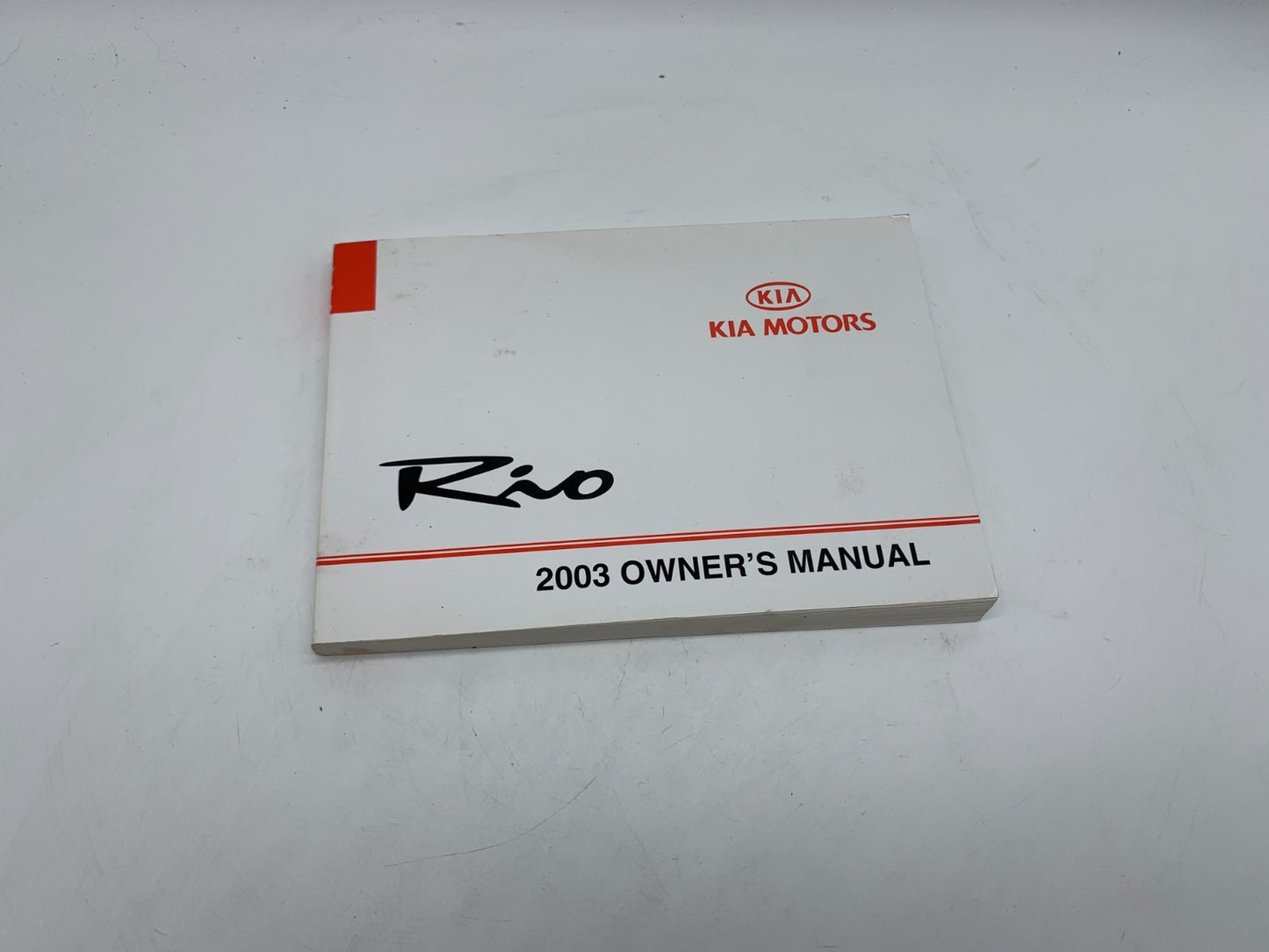 2003 Kia Rio Owners Manual OEM C03B66003