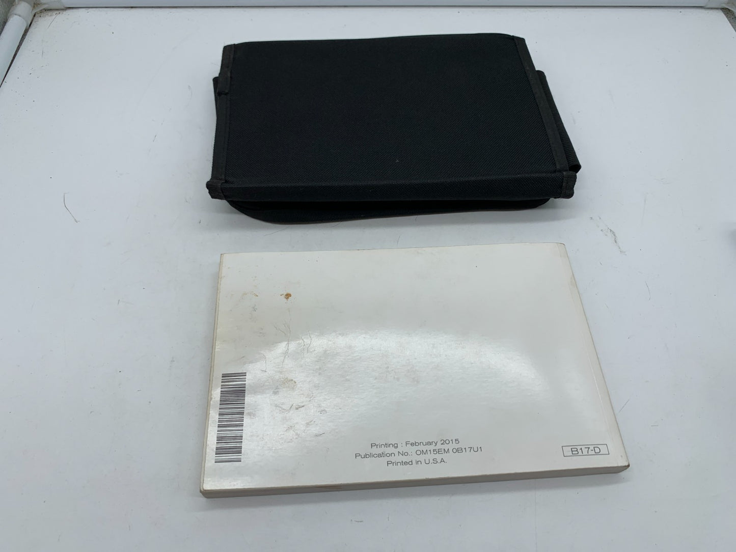 2015 Nissan Sentra Owners Manual Set with Case OEM C02B13064