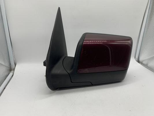 2006-2010 Ford Explorer Driver Side View Power Door Mirror Dark Cherry OEM