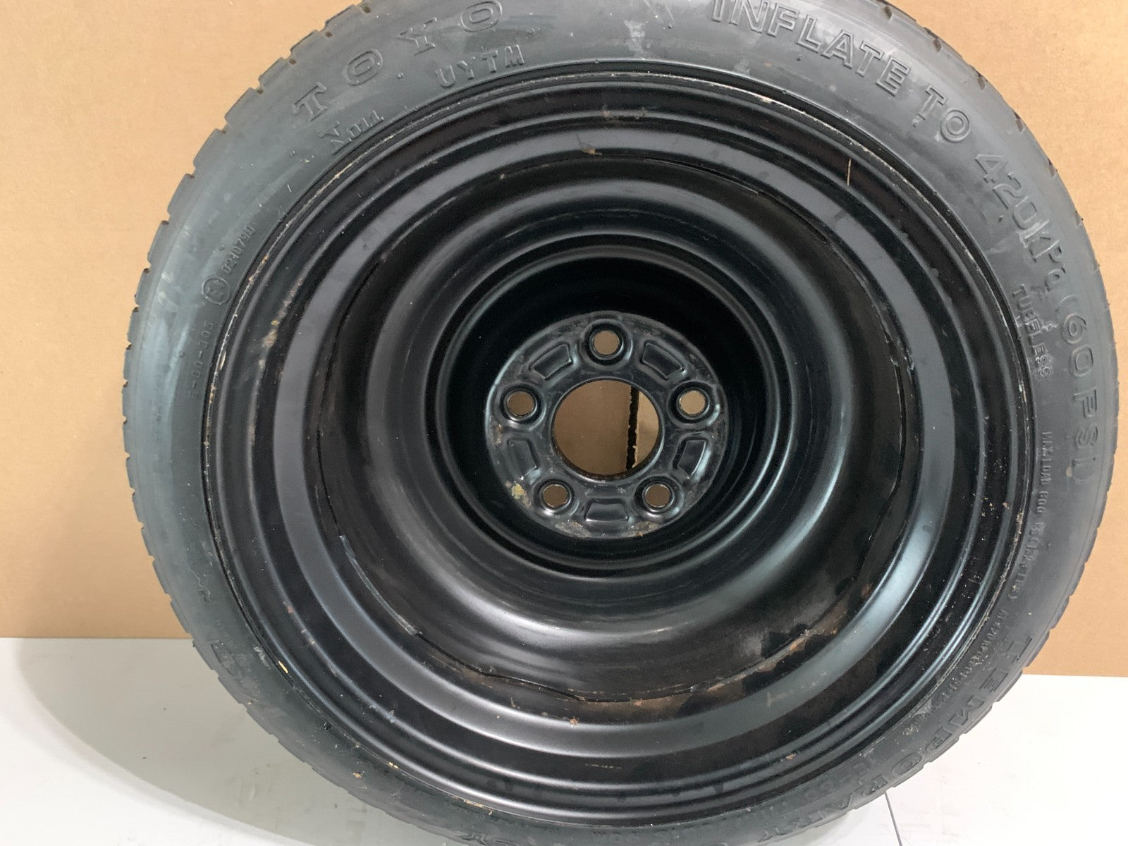 2010-2013 Mazda 3 Mazda3 15" Spare Tire Compact Donut T115/70D15 Emergency Spare