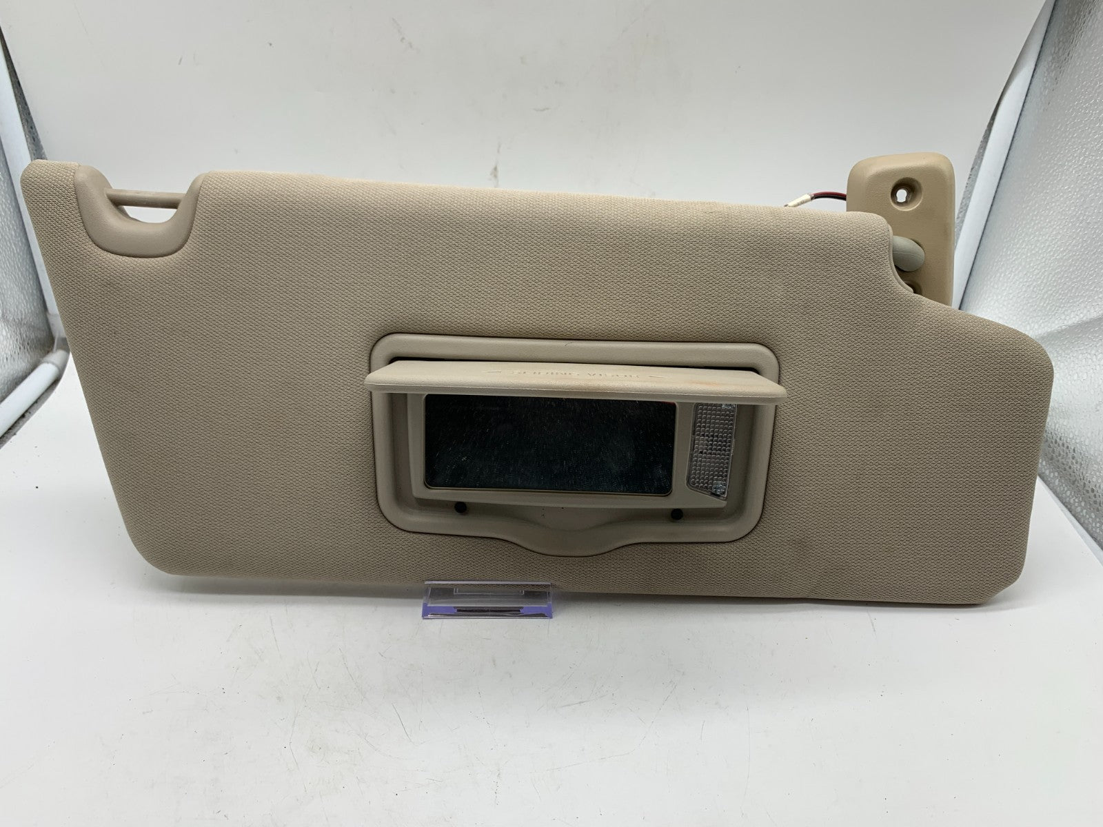 2009-2010 Ford F-150 F150 Passenger Sun Visor Gray Illiminated OEM B01B24007