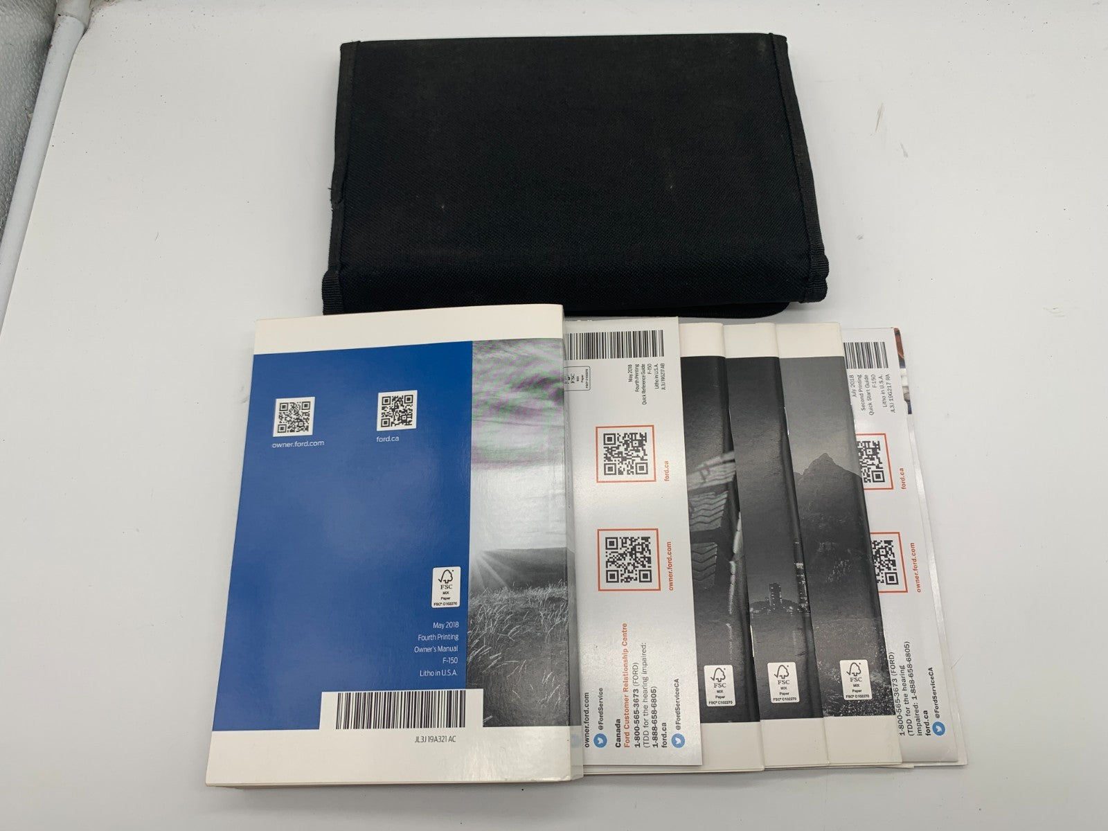 2018 Ford F-150 F150 Owners Manual Set with Case OEM B03B56006