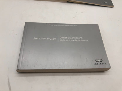 2017 Infiniti QX60 QX 60 Owners Manual Set OEM A03B29008