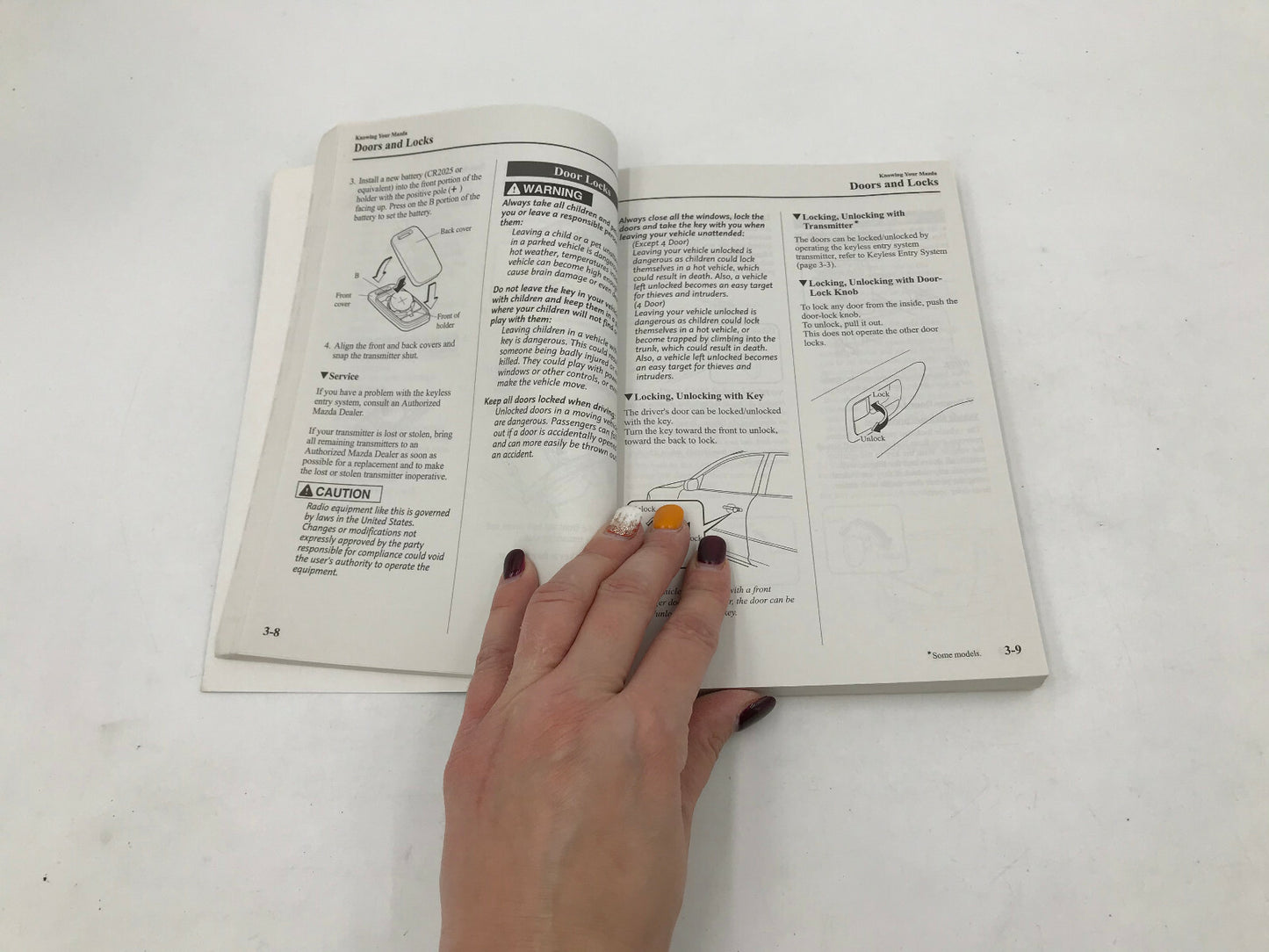 2008 Mazda 3 Owners Manual OEM B02B36089