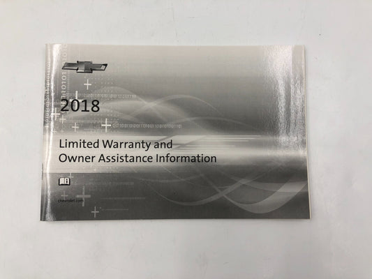 2018 Chevy Traverse Owners Manual Set OEM A04B21087