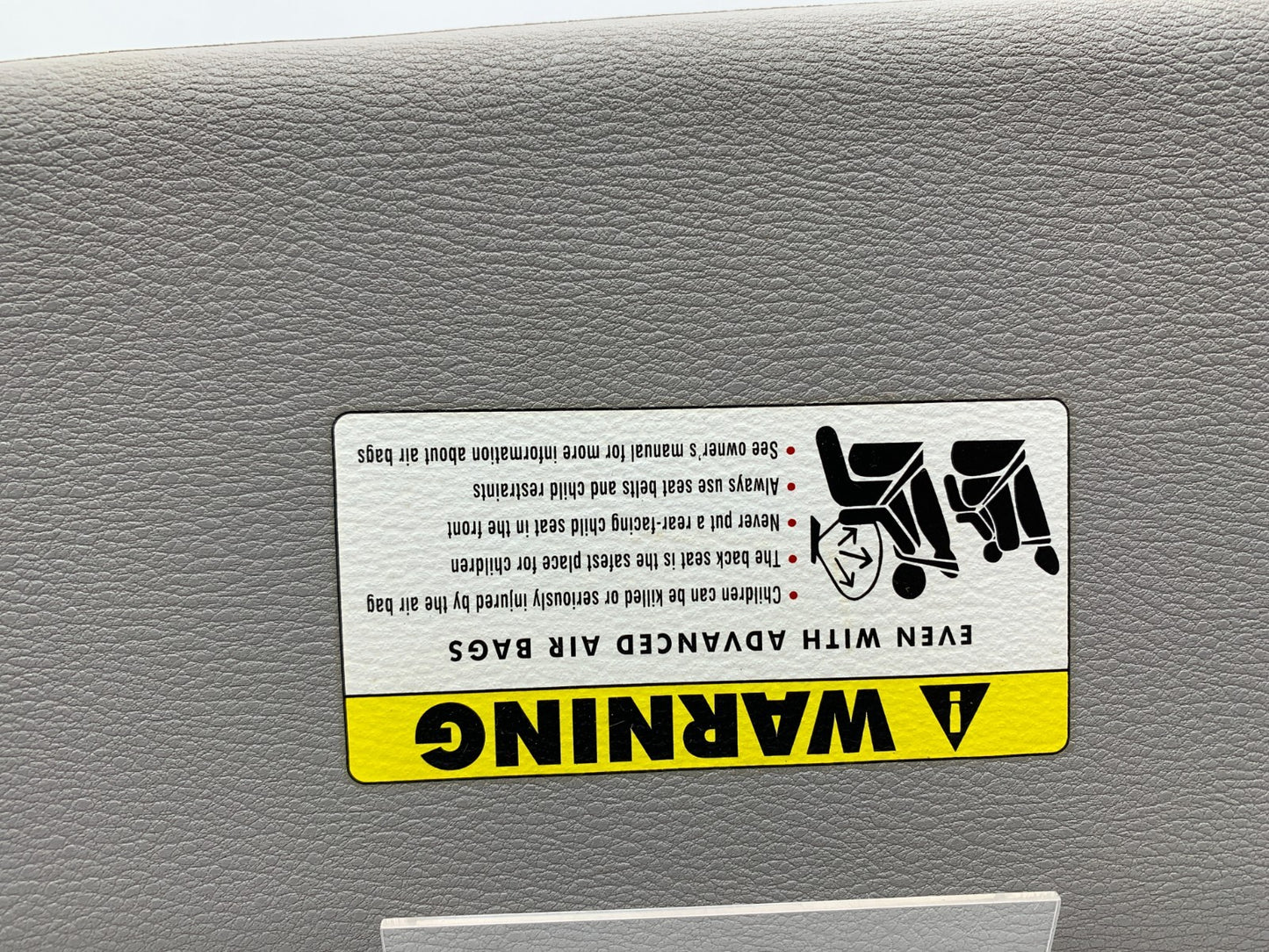 2007-2010 BMW X3 Passenger Sun Visor Gray Illuminated OEM A02B51010