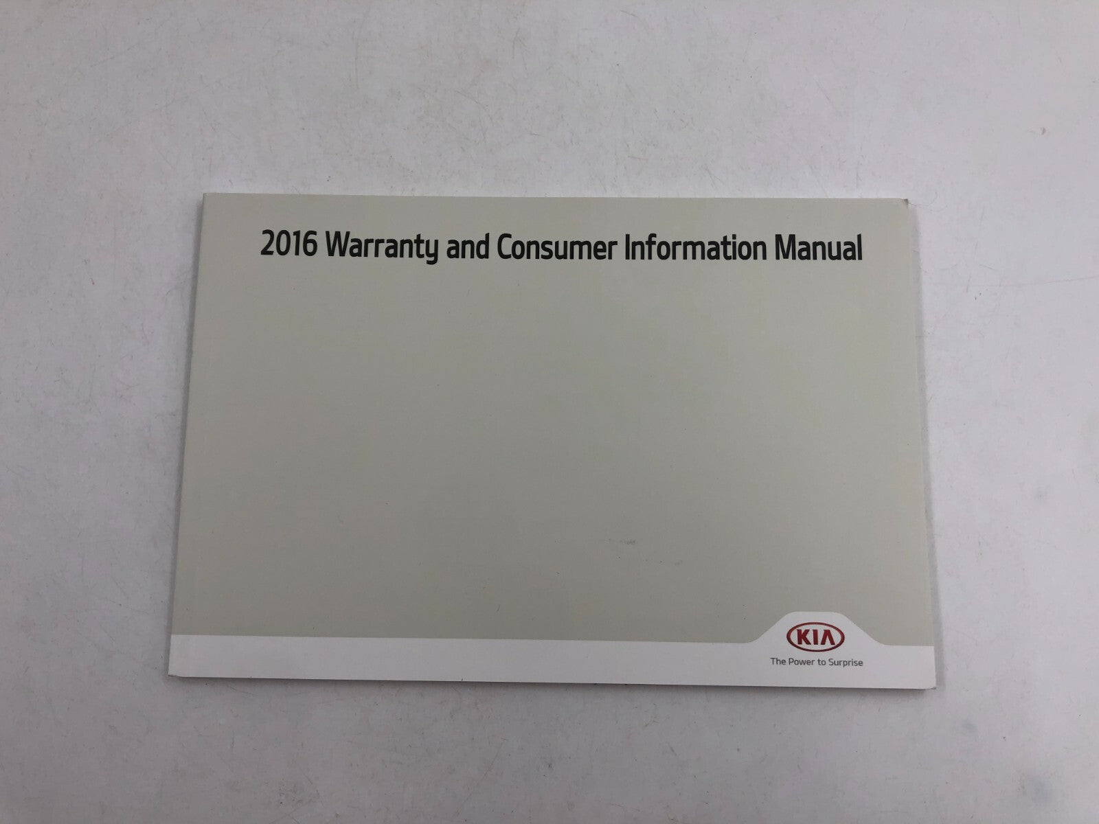 2016 Kia Optima Owners Manual Set with Case OEM D03B27020