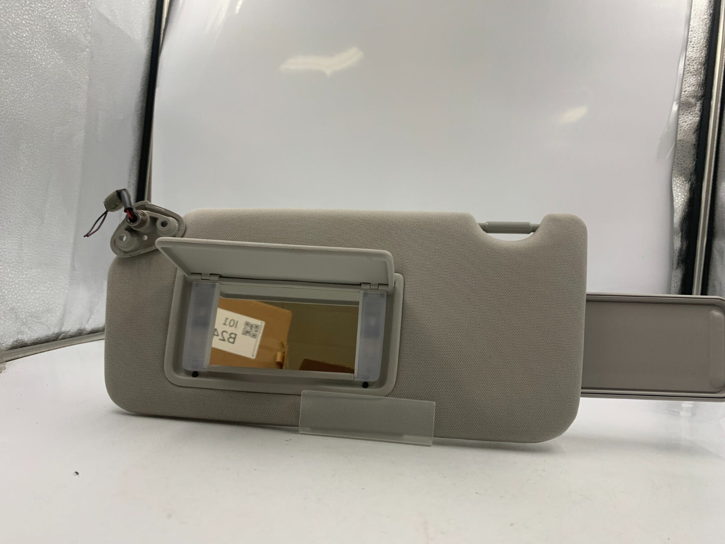 2010-2014 Subaru Legacy Driver Sun Visor Gray Illuminated OEM D01B30082