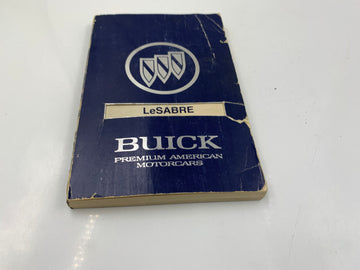 1990 Buick LeSabre Owners Manual Handbook OEM G03B52058