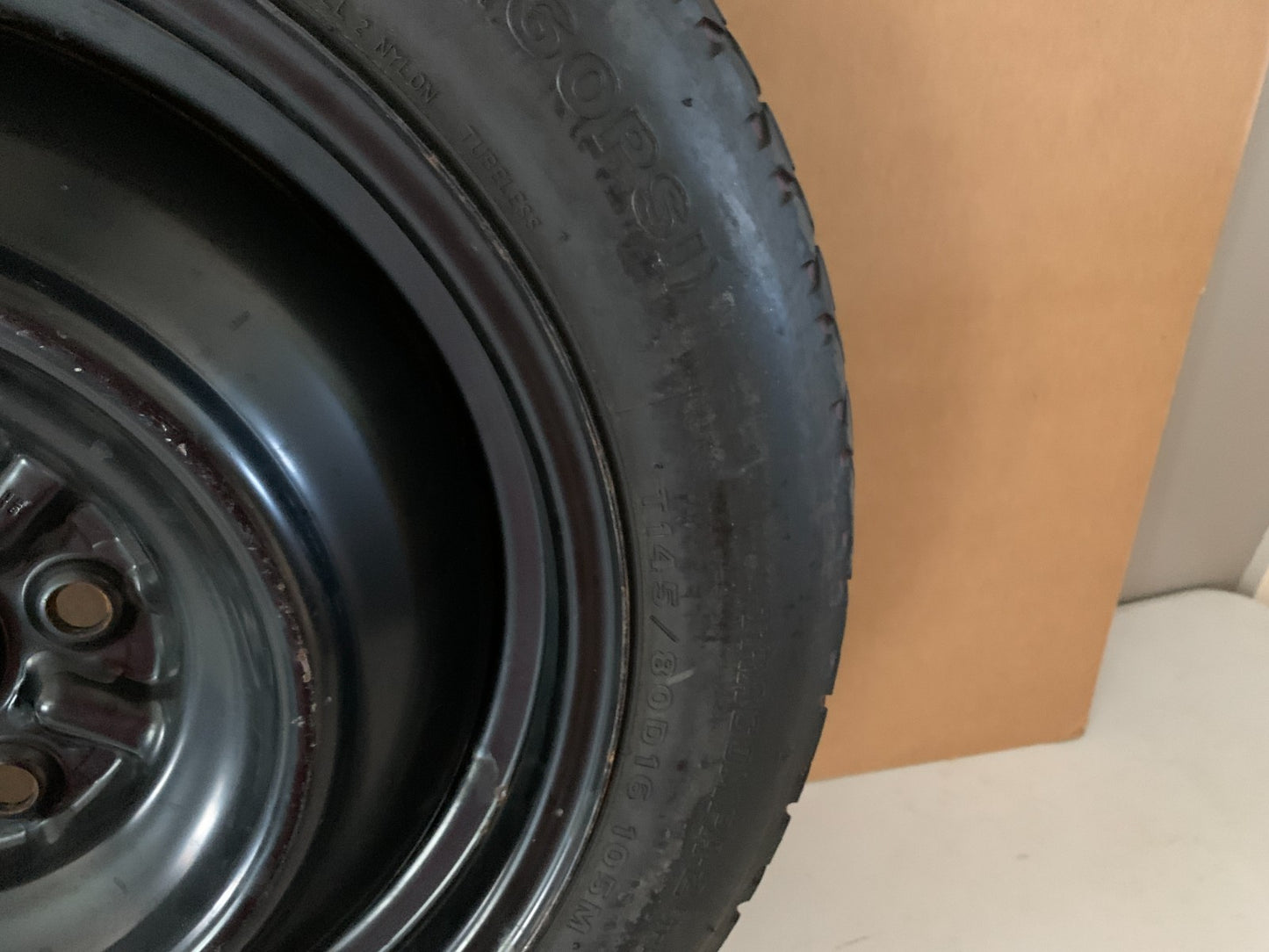 2011-2016 Scion tC 16" Spare Tire Compact Donut T145/80D16