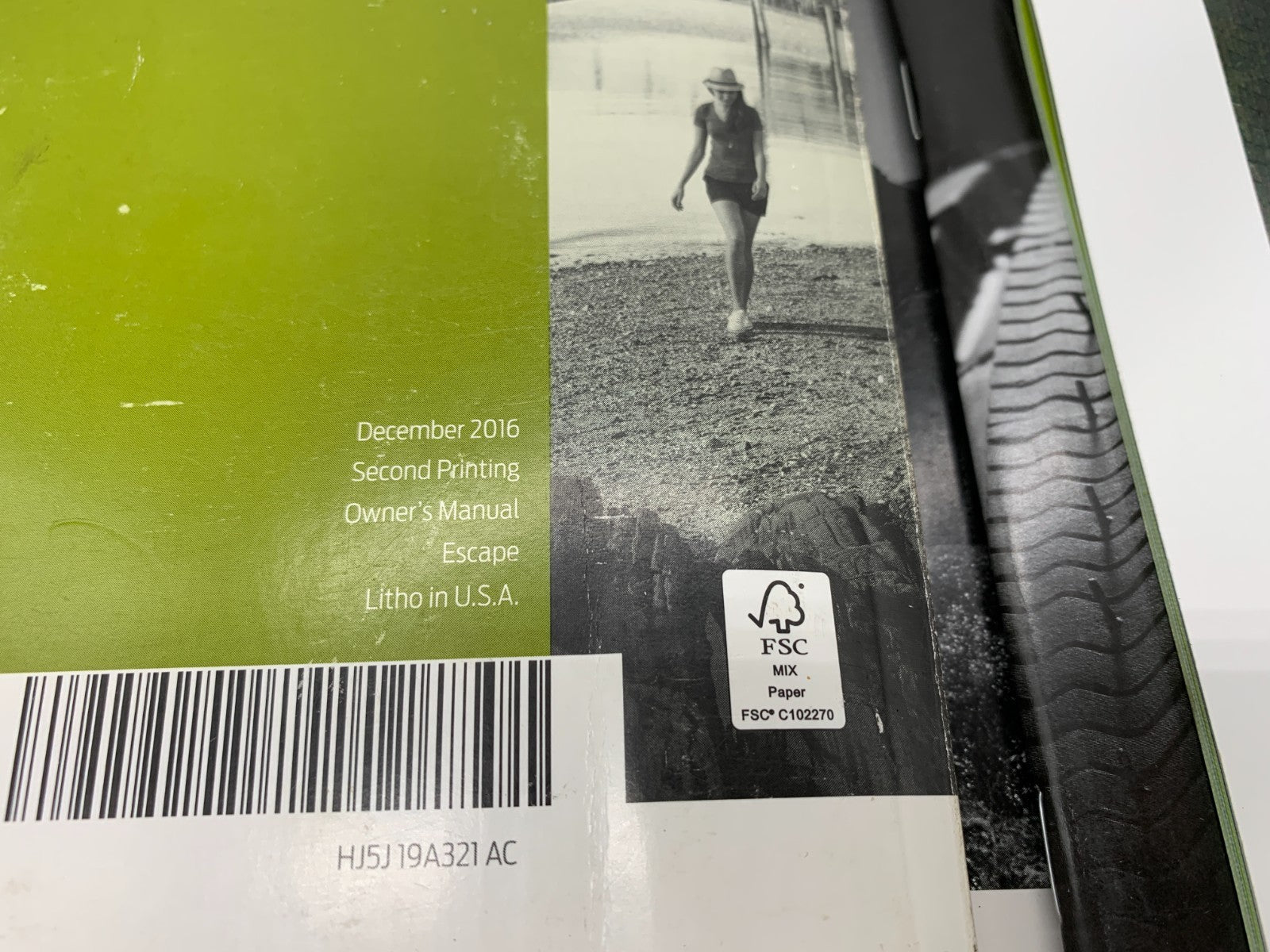 2017 Ford Escape Owners Manual Set with Case OEM