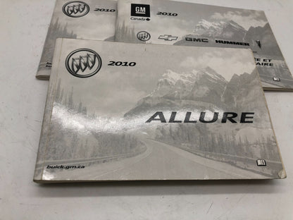 2010 Buick Allure Owners Manual Set OEM D02B62010