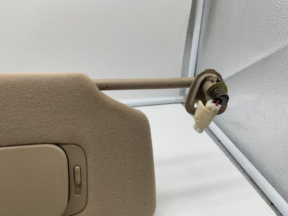 2005-2012 Toyota Avalon Passenger Sun Visor Beige Illuminated OEM A03B06003