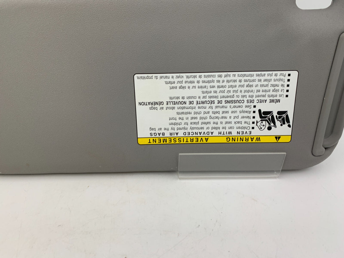 2006-2009 Toyota Rav4 Passenger Sun Visor Gray Illumination OEM B02B52033