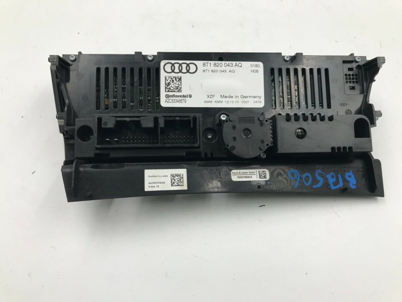 2009-2012 Audi A4 AC Heater Climate Control Unit OEM C01B43045