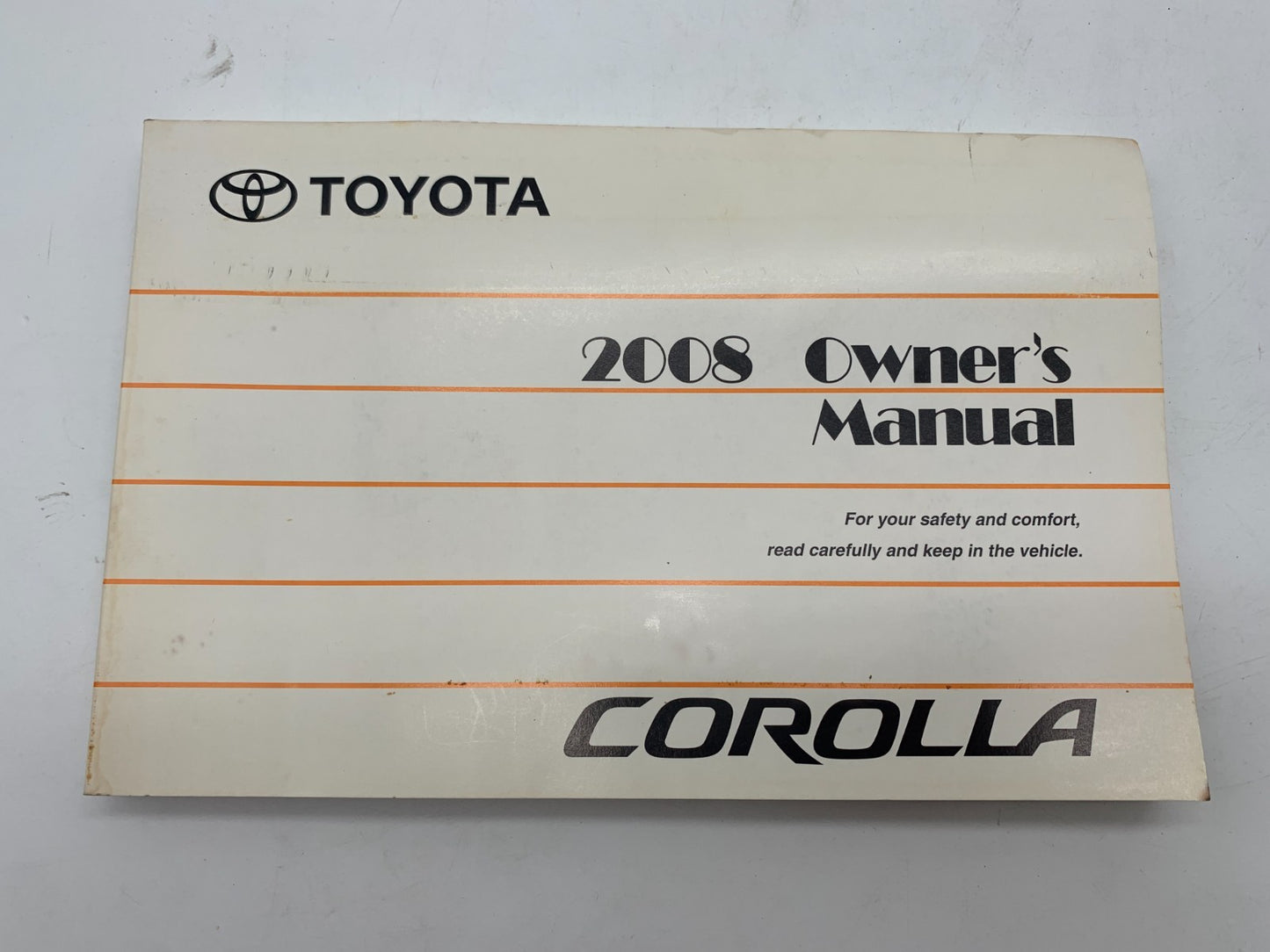 2008 Toyota Camry Owners Manual Set with Case OEM B04B54068