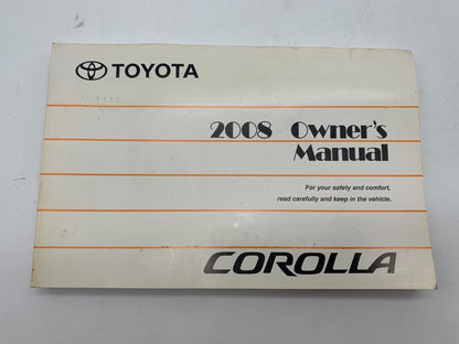 2008 Toyota Camry Owners Manual Set with Case OEM B04B54068