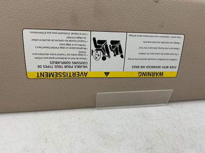 2010-2016 BMW 535i Driver Sun Visor Gray Illumination OEM B02B38062