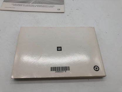 2011 Chevrolet Cruze Owners Manual Set OEM A03B35049