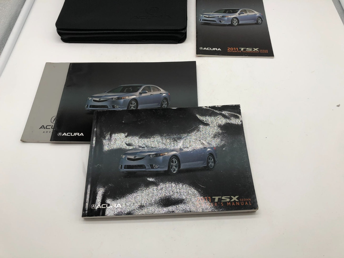2011 Acura TSX Owners Manual Set with Case OEM A01B10003