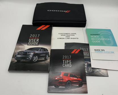2017 Dodge Durango Owners Manual Set with Case OEM B03B44005