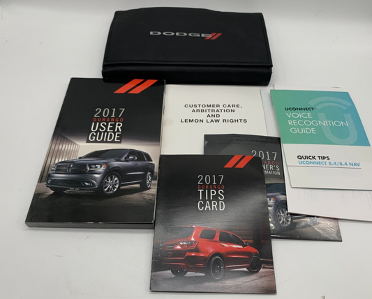 2017 Dodge Durango Owners Manual Set with Case OEM B03B44005