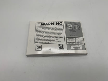 2022 Chevrolet Spark Owners Manual OEM A01B24017