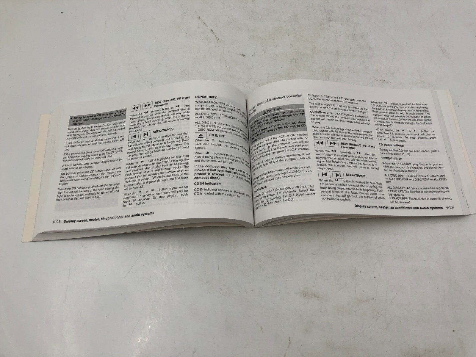 2004 Nissan Maxima Owners Manual OEM
