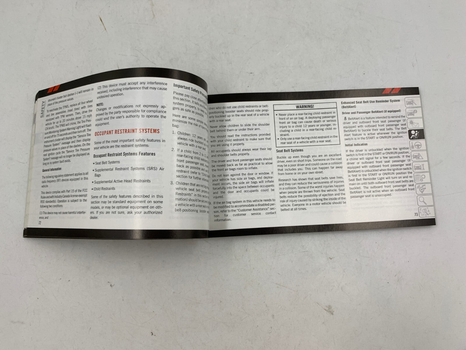 2018 Dodge Journey Owners Manual Set OEM B04B02002